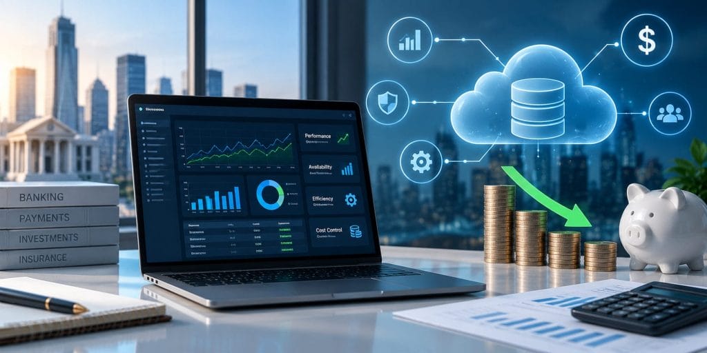 financial services cloud cost optimization.
